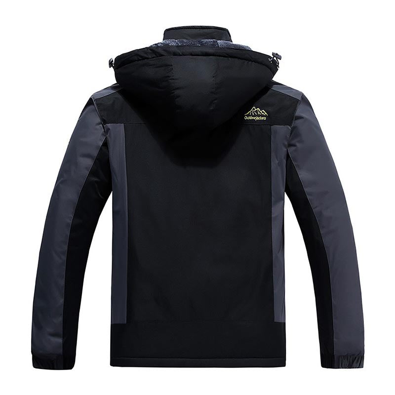 Wasserdichte Outdoor-Winterjacke mit Fleecefutter