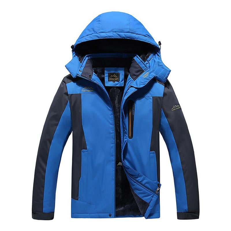 Wasserdichte Outdoor-Winterjacke mit Fleecefutter