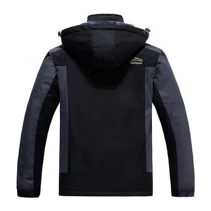 Wasserdichte Outdoor-Winterjacke mit Fleecefutter