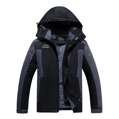 Wasserdichte Outdoor-Winterjacke mit Fleecefutter