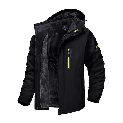 Wasserdichte Outdoor-Winterjacke mit Fleecefutter